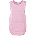 Premier - Delantal Tabardo/Peto con Bolsillo de Trabajo para Mujer señora (Mediana (M)) (Rosa)