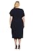 Maggy London Women's Boat Neck Flutter Sleeve Dress Occasion Event Guest of, Navy Blazer, 12