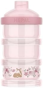 Mepal - Milchpulverturm Mio Little Dutch - 360 ml - Fairy Garden | Luftdicht verschlossen, inklusive Dosieraufsatz - Zur Dosierung und Aufbewahrung von Milchpulver - Stapeln nach B