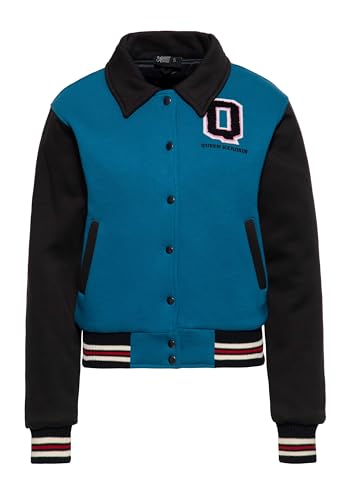 Veste de motard Queen Kerosin broderie Rockabilly Kitten l'esprit rock 50s