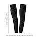 Menolana Long Leg Sleeve Soccer Shin Guard Versatile Elastic Calf Protection Leg Cover Shinguard for Leisure Sports Football Bicycling, XL
