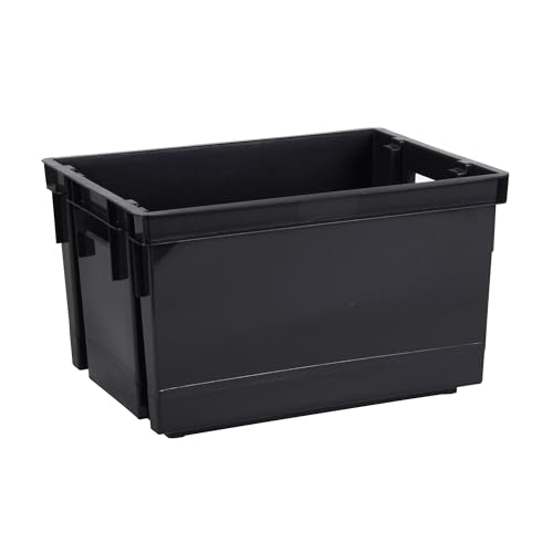 EDA - Bac de manutention 30 L - Emboîtable et Superposable - 44 x 34,5 x H.23,5 cm - Gris