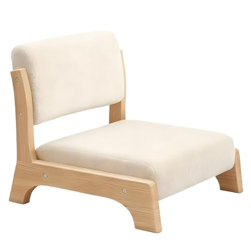 DECAKE Japanese Floor Chair, Comfy Zaisu Meditation Chair with Back
