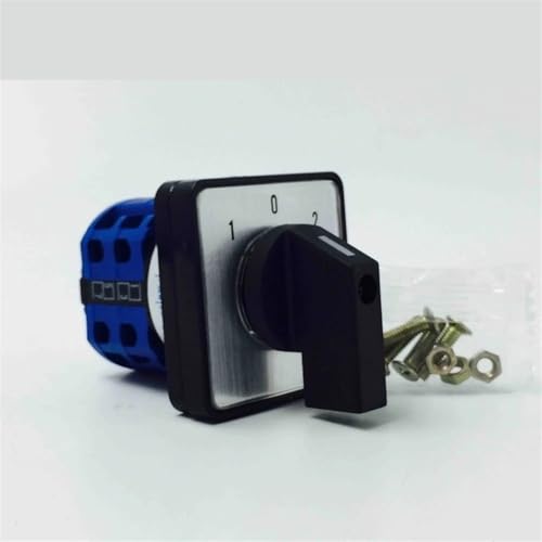 Interrupteur principal rotatif triphasé 2 pôles 20A YMW26-20/2M IP65 avec boîte - 5