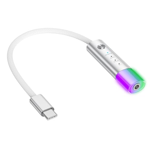 Adaptateur USB-C vers audio pour réparer l'absence de prise jack