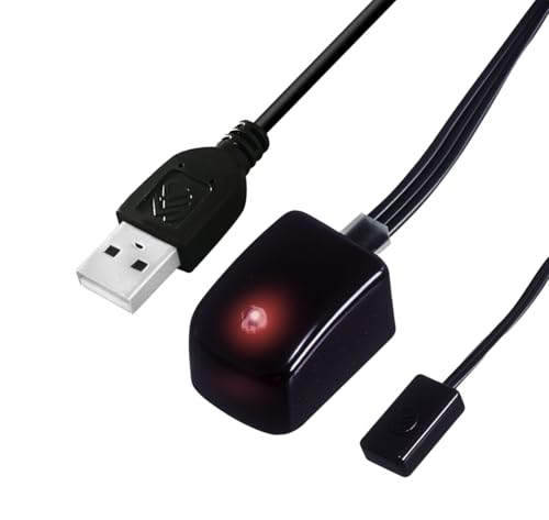 6.5FT Infrared Repeater TV Remote Control Extender with USB Port with Receiver for Cable Box/STB/Amplifier, IR Extended Repeater - SUA (Control 1 Device)