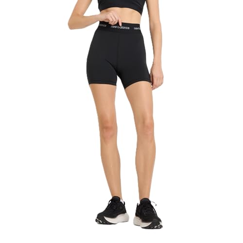 New Balance Women's NB Sleek High Rise Sport Short 5", Black, Small by New Balance - Used condition - US$33.90