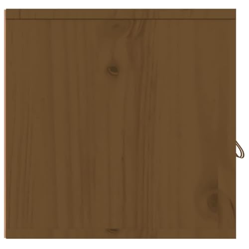 Armoire murale bois de pin massif rangement rustique 60cm