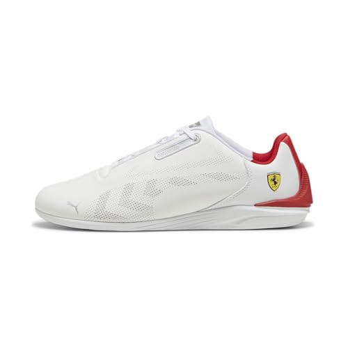 PUMA Ferrari Drift Cat Decima 2.0 - Tenis para hombre, Puma White-rosso Corsa - Zapatillas deportivas, 40 EU
