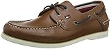  Tommy Hilfiger Herren Classic Leather Boatshoe Mokassin, Braun (Natural Cognac Gtu), 45 EU