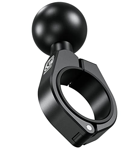 Brcovan Aluminum Alloy Medium Bar Clamp Mount With 1.5'' Tpu Ball For Handlebar & Atv Utv Roll Cage Diameter 1.26'' 1.375'' 1.5'' 1.65'' Compatible With Ram Mounts C Size 1.5'' Ball Double Socket Arm #TOP5