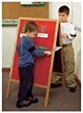Children's Easels - Teacher's Helper Easel Magnetic Free-Standing Whiteboard, 4' H x 2' W