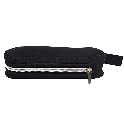 Funda de transporte de neopreno suave de color negro con cremallera portátil para Beats By Dr. Dre Beats Pill+ altavoz