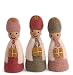 Produktbild Én Gry & Sif Heilige DREI Könige, Krippenfiguren aus Filz, Hand-Made, fair-Trade, Krippe auch für Kinder geeignet, die besondere Weihnachtskrippe, 10 cm groß