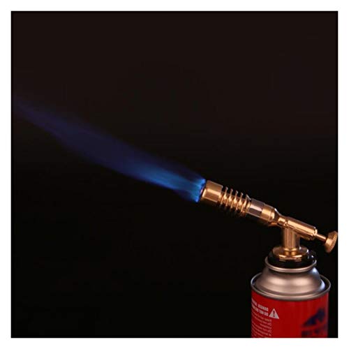 ZLDDE Küchenlampe, Heizungsschweißen Einstellbare Gasbrenner Flammenpistole BBQ Blowtorch Kupfer Flamme Butananzünder… – Bild 6