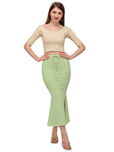 Image of Mehrang Stretchable Saree Shapewear Petticoat for Women, Cotton Blended,Petticoat,Skirts for Women,Shape Wear Dress for Saree