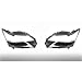 FYKLXI Front Headlight Lens Covers for Lexus GS 2016-2018, PC Transparent Material Clear Headlight Housing Cover Direct Replacement,Left