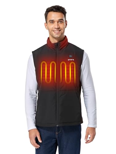 Chaqueta térmica ligera para golf para hombre chaleco calefactable con batería extraíble