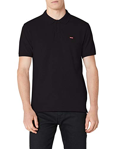 Levi's Housemark Polo Camiseta, Jet Black, M Hombre