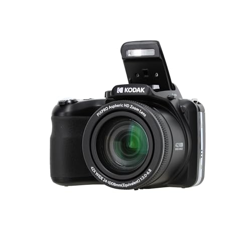 Image of Kodak PIXPRO AZ425 42x Zoom Vlogging Camera + Camera Bag (Black) Bundle