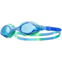 TYR Swimple Tie-Dye Kids' Swim Goggles ( Blue/Green)