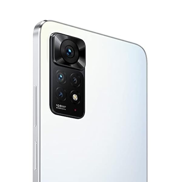 Xiaomi 2201116TG Redmi Note 11 Pro Smartphone Pantalla de 6.67” 120Hz FHD AMOLED, Cuádruple Cámara de 108MP 8MP 2MP 2MP AI, 5000mAh, Color Blanco, 6 64 GB