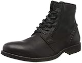 replay stiefeletten damen schwarz Absatz in Schicht-Optik Replay Herren HOTMAN Biker Boots, Schwarz (Black 3), 44 EU