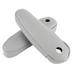 2pcs Gray Leather Seat Armrest Cover Compatible with Lexus RX 300 330 350 2003-2009