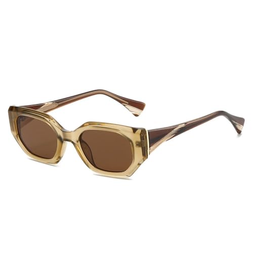Lunettes de soleil femme diamant couleur thé pour vos terrasses d'été