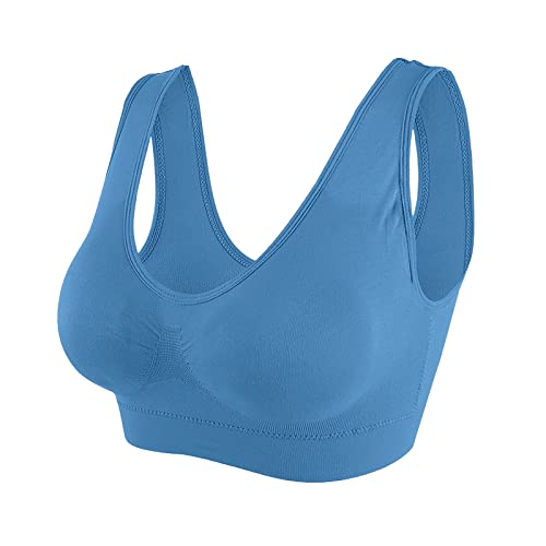 Soutien-gorge sport grande taille 6XL marron bonnet plein mince pour femme