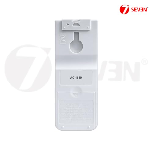 Image of 7SEVEN Compatible with Hitachi AC Remote Control Model 168H Suitable for 1 1.5 2 Ton Split and Window Inverter Air Conditioner - Match Each Key by Key Exactly with Existing AC Remote Function