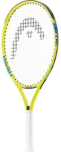 HEAD Aluminum Speed Kids Tennis Beginners Pre-Strung Head Light Balance Jr Racket - 23 Inch, Yellow