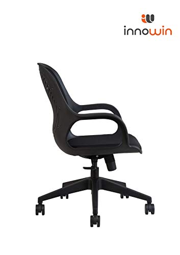 Image of INNOWIN Zara Low Back Chair for Home & Office (Black)| 3 Years Limited Warranty