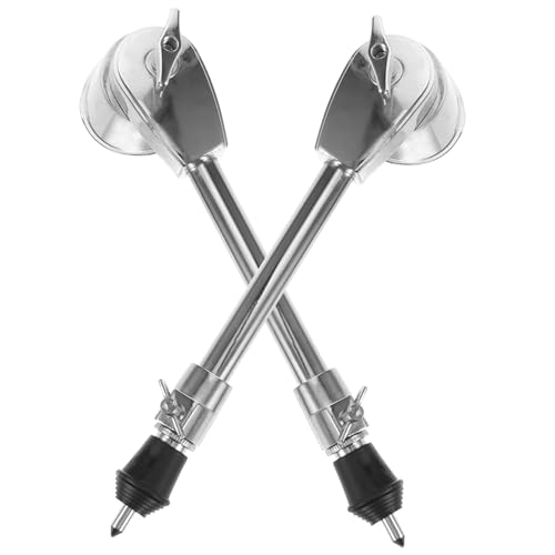 CIMAXIC 2pcs Bass Drum Spur Feet Retractable Drum Stands Drum Support Drum Hardware Accessories