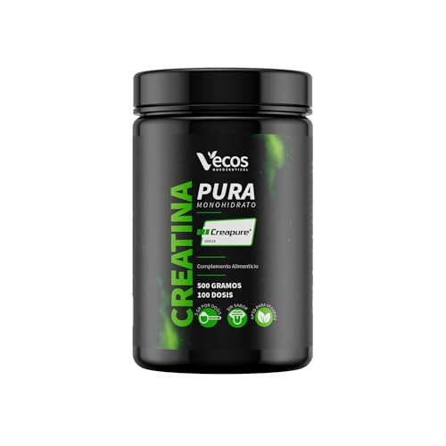 Creatina Monohidrato Creapure® – Polvo Micronizado 500 g sin Sabor – Alta Pureza Alemana para Máxima Fuerza, Potencia y Recuperación