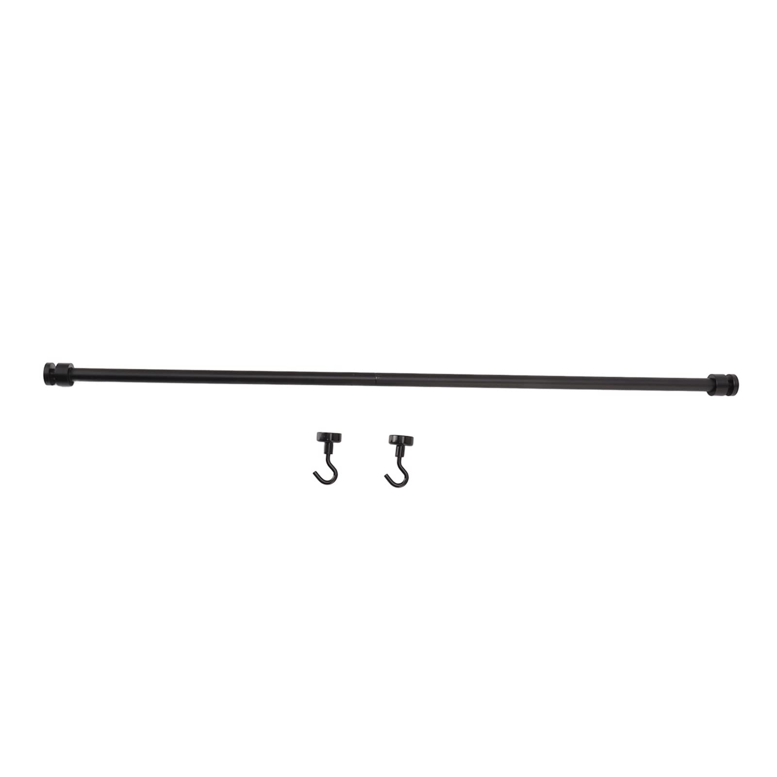 lvifloae Magnetic Hooks Heavy Duty,Camping Magnetic Rod Magnetic Hanging Rod with Hooks Multifunctional Metal Side Suspension Bar for Outdoor Camping