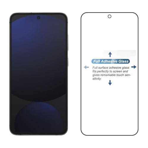 Image of DARKFIT Tempered Glass Premium Screen Protector Compatible for Samsung S24 FE | Edge to Edge Coverage with Easy Installation Kit | Scratch Resistance | HD Clear Glass (Black Border) | Pack of 1