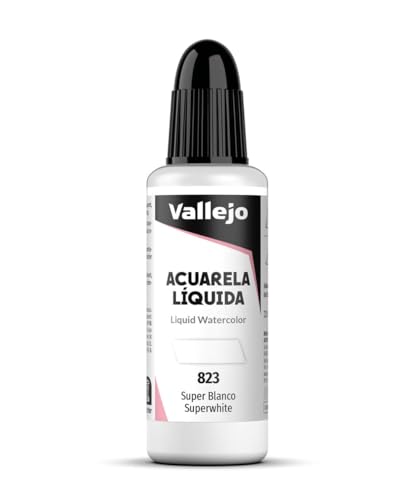 Vallejo - Acuarela líquida 32ml, color superblanco