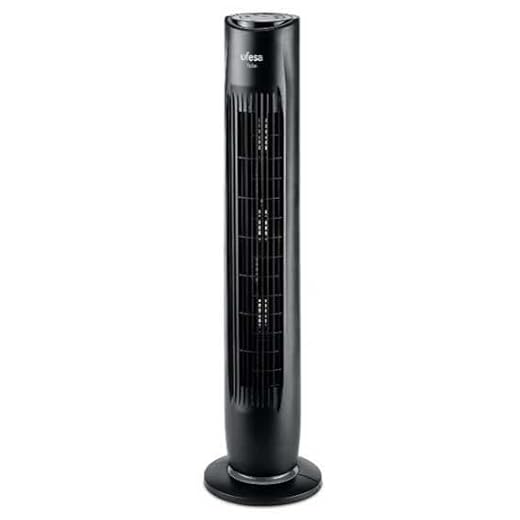 Ufesa Ventilador Torre Tallin Negro 45 W