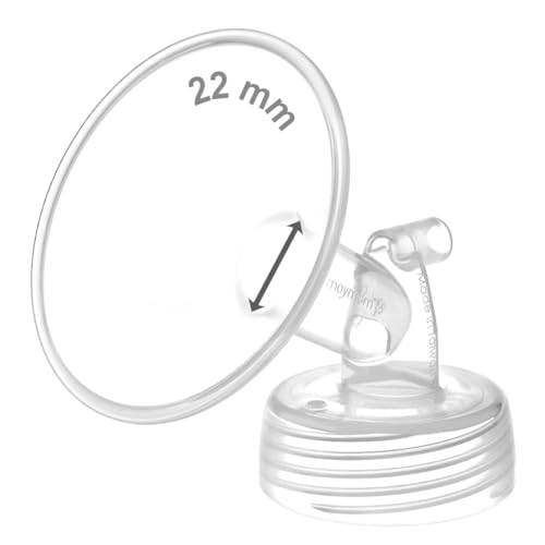 Image of Maymom Pump Part Compatible with Spectra S1,S2 Spectra 9 Plus Breastpump; Incl Wide Mouth Flange (One flange-22mm. Flange) Not Original Spectra Flange; Not Spectra Baby USA Parts