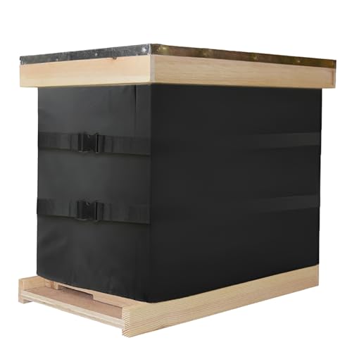 Tshiwort Capa de colmeia de abelhas, 190 cm x 59,9 cm, capa de isolamento de colmeia para inverno, c