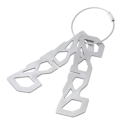 FGDTREE Portable Stainless Steel Stove Cross Stand - Outdoor Camping Stove Rack - Alcohol Fuel