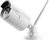 [Audio Video & 960p 6mm] xmartO WB1326 960p HD 1.3 Megapixel IP Network Wireless Security Camera Weatherproof Outdoor with 80ft IR Night Vision (White)