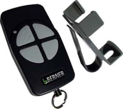 Berner Midi Handsender BHS140 (Frequenz 868 MHz, Zubehör für Torantriebe, 4 Kanal, inkl. Ringöse, mit roter LED) 2901884