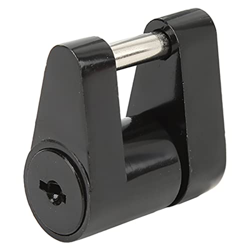 Lucchetto Nero per Gancio di Traino, 1/4in, con 2 Chiavi