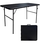 Amazon.com: HYMnature Folding Table 4 Foot Portable Folding Tables
