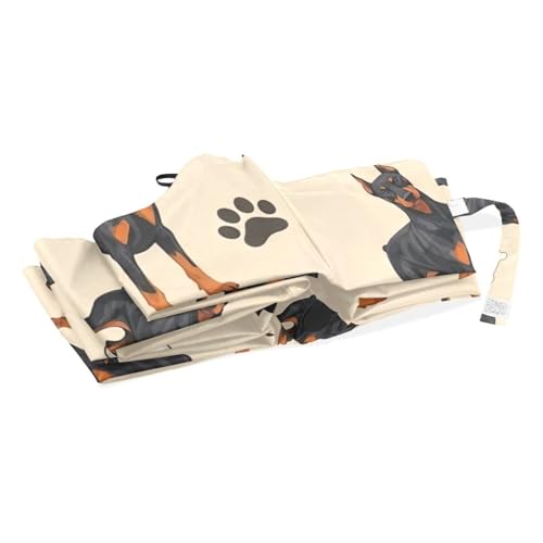 Parapluie Doberman automatique et pliable avec motif imprimé unique - 6