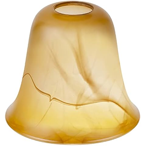 RORIANO Amber Glass Shade for Lighting Fixture Cover