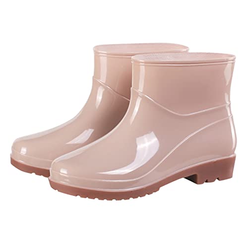 Gummistiefel Damen Kurz: Gummistiefel Damen Halbhoch Kurz 39 42 Festival 41 Gelb 1305 Regenstiefel Regenstiefeletten Regenschuhe Regen Stiefeletten Regenboots Gummi Stiefel Gummiboot Rain Boots – Bild 5
