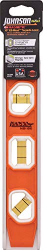 Johnson Level & Tool 1435-1000 Magnetic Torpedo Level, 10", 1 Level #TOP1